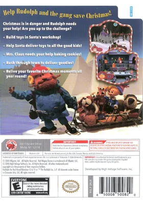 Rudolph the Red-Nosed Reindeer box cover back